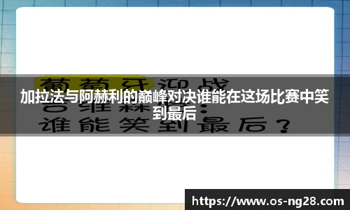 加拉法与阿赫利的巅峰对决谁能在这场比赛中笑到最后